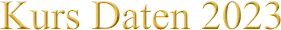 Kurs Daten 2023